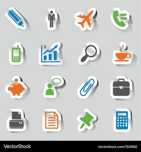 Vector Icons and Stickers .